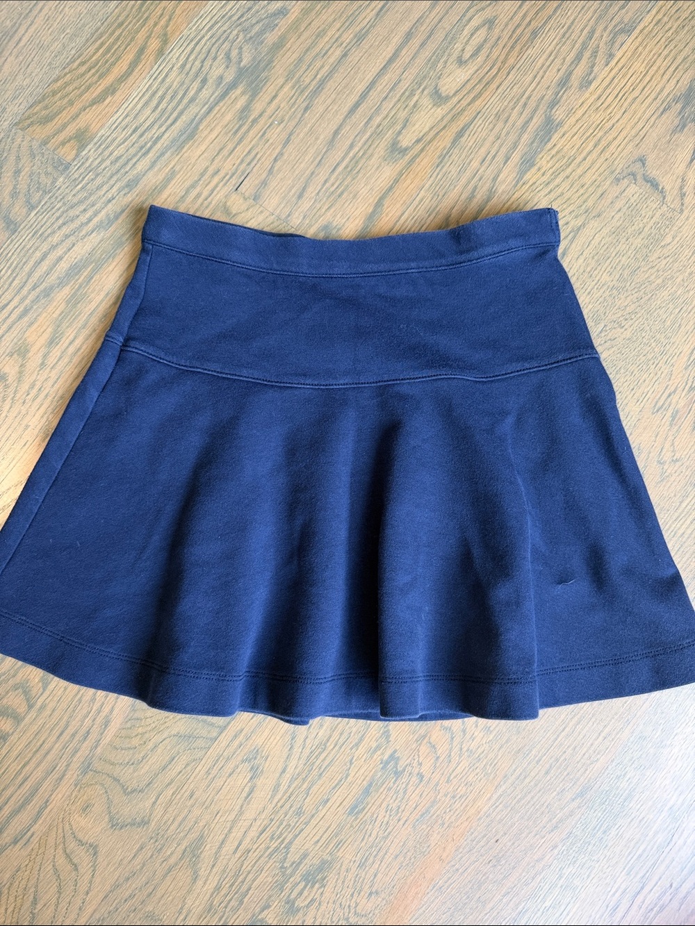 Navy Flared Skirt - Classic A-Line
